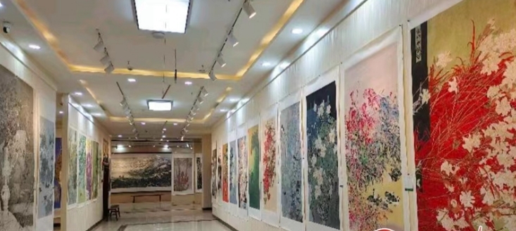 “金城花语——全国工笔花鸟画展”在甘肃金城画院开展