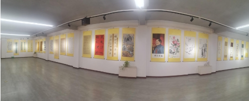 “永远跟党走”全国书画展在中国书画院开展