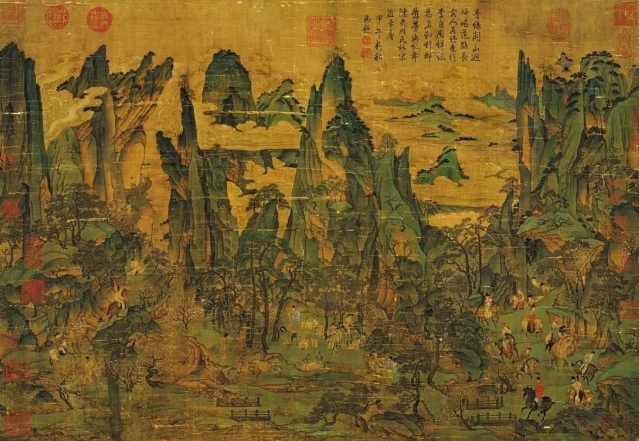 李昭道《明皇幸蜀图》